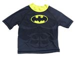 Antracitovo-žluté UV tričko s Batmanem