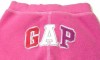 Růžové fleecové kahoty s nápisem zn. GAP