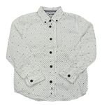 Bílo-černá puntíkatá košile F&F