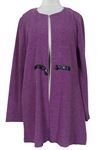 Dámský purpurový svetrový cardigán Couture Line 