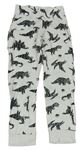 Bílé pyžamové kalhoty s dinosaury F&F