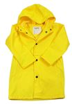 Žlutý nepromokavý kabát s kapucí  lupilu 