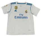 Bílé fotbalové funkční tričko - Real Madrid