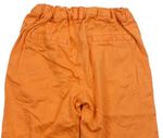 Oranžové plátěné kalhoty zn. Kitchoun