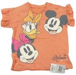 Oranžové tričko s Minnie a kamarády George