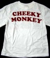 Outlet - Bílé tričko s opičkami
