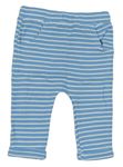 Bílo-modré pruhované teplákové kalhoty s klokankou St. Bernard