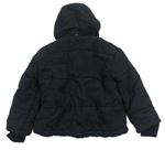 Černá šusťáková zimní bunda s kapucí zn. Ben Sherman