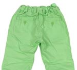 Zelené plátěné chino kalhoty zn. Impidimpi
