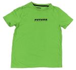 Zelené tričko s nápisem F&F
