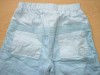 Modré manžestrovo- plátěné oteplené kalhoty