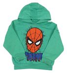Zelená mikina Spiderman s kapucí Primark