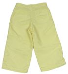 Žluté šusťákové capri kalhoty zn. C&A