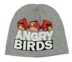 Šedá melírovaná bavlněná čepice s Angry Birds H&M