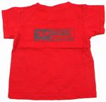 Červené tričko s nápisem zn. Diesel 