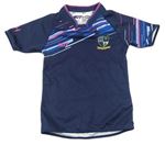 Tmavomodré sportovní tričko s pruhy - Ballymoney R.F.C.